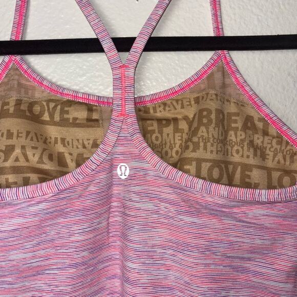 Lululemon Power Y Tank Women's size 6 Wee Are from Space White April Multi - Picture 14 of 16
